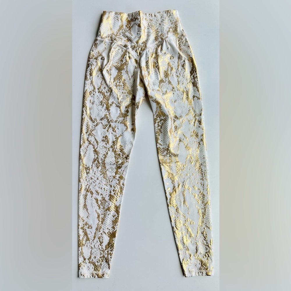 BuffBunny Rebel Legging V2 - White and Gold Viper - Picture 3 of 4